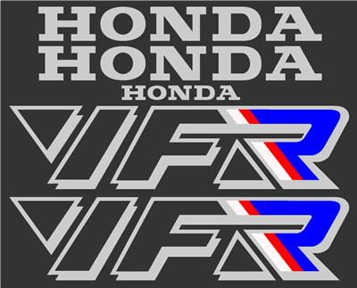 Honda VFR 750 1990 Model Decal Set
